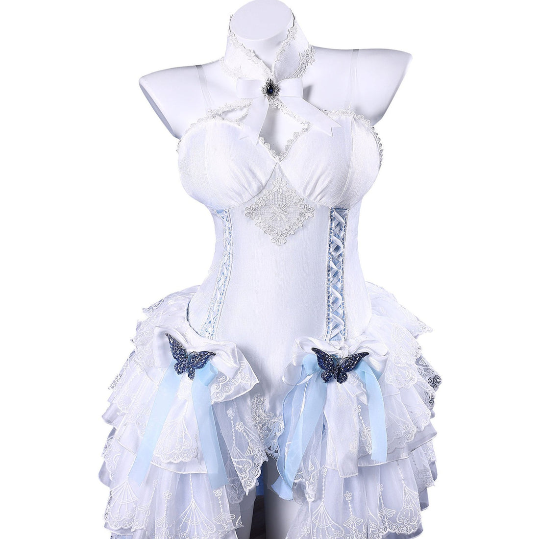 Azur Lane Cheshire White Seaside Melody Wedding Dress Cosplay Costumes