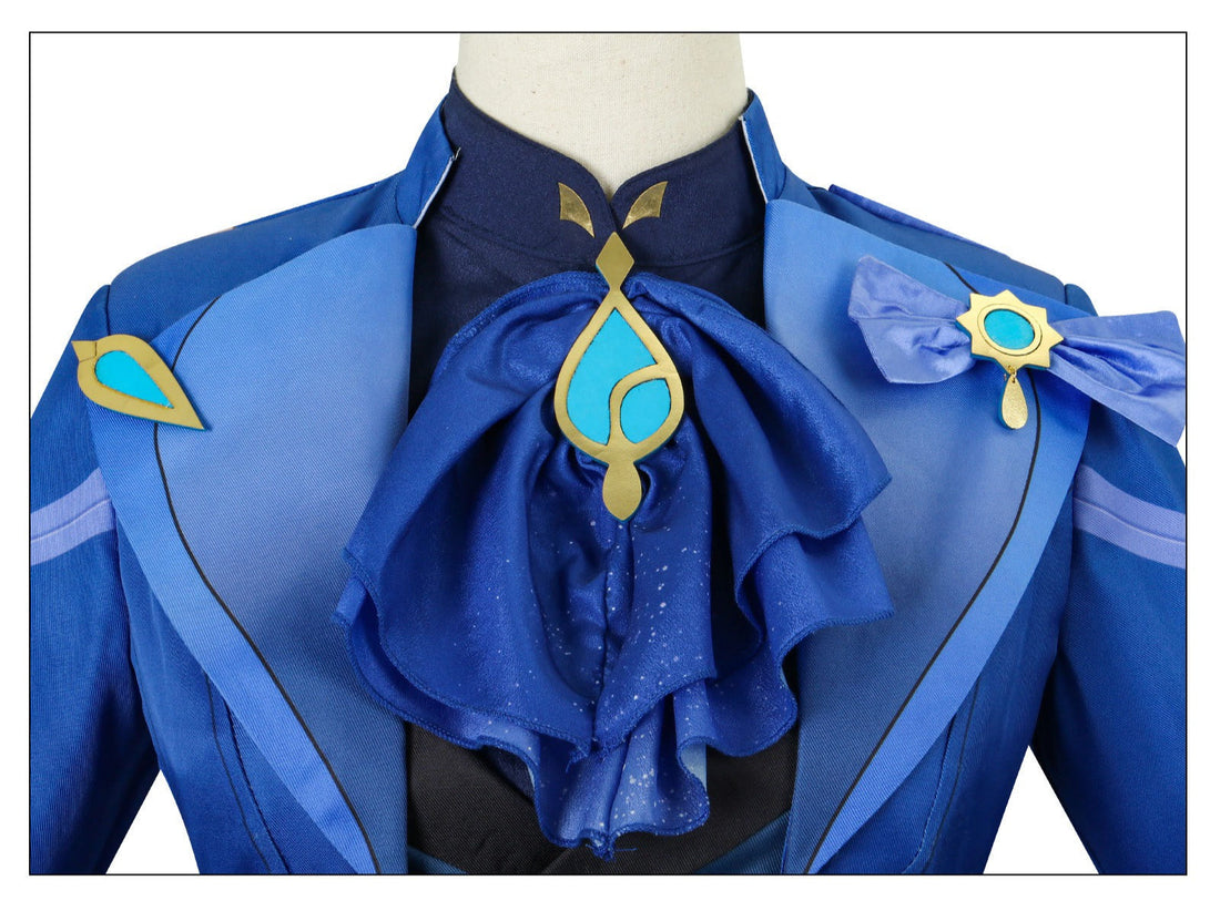 Genshin Impact Focalors Furina de Fontaine Black Cosplay Costumes