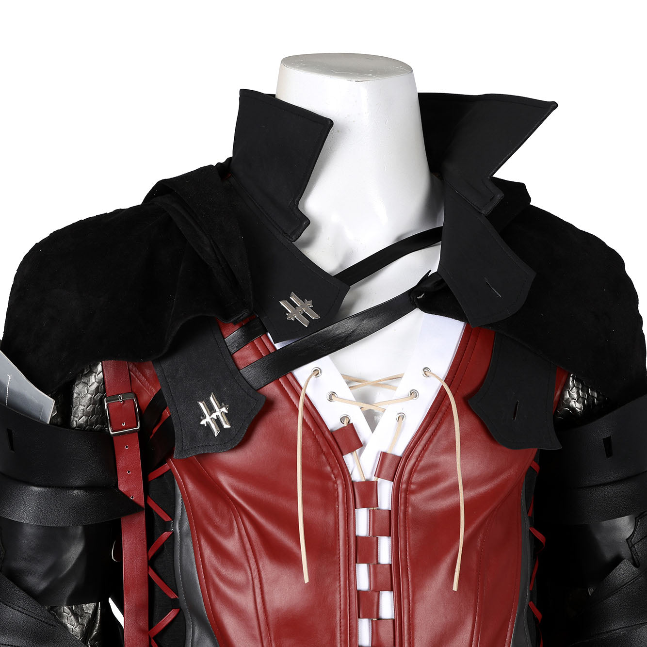 FF16 Final Fantasy XVI Clive Rosfield Male Leather Cosplay CostumesThemed Carnival Party Outfit