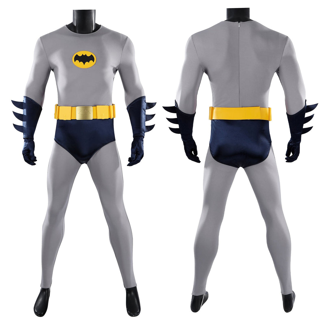 Retro Batman 1966 Adam West Top Level Movie Cosplay CostumesThemed Carnival Party Outfit