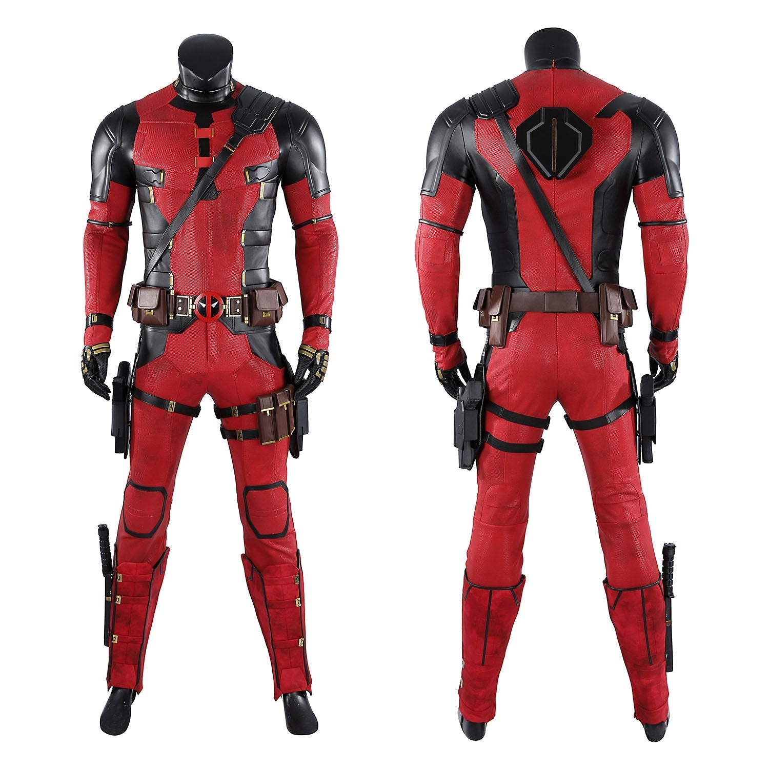 Deadpool 3 Deadpool Film-grade Pro Full Set Cosplay CostumesThemed Carnival Party Outfit
