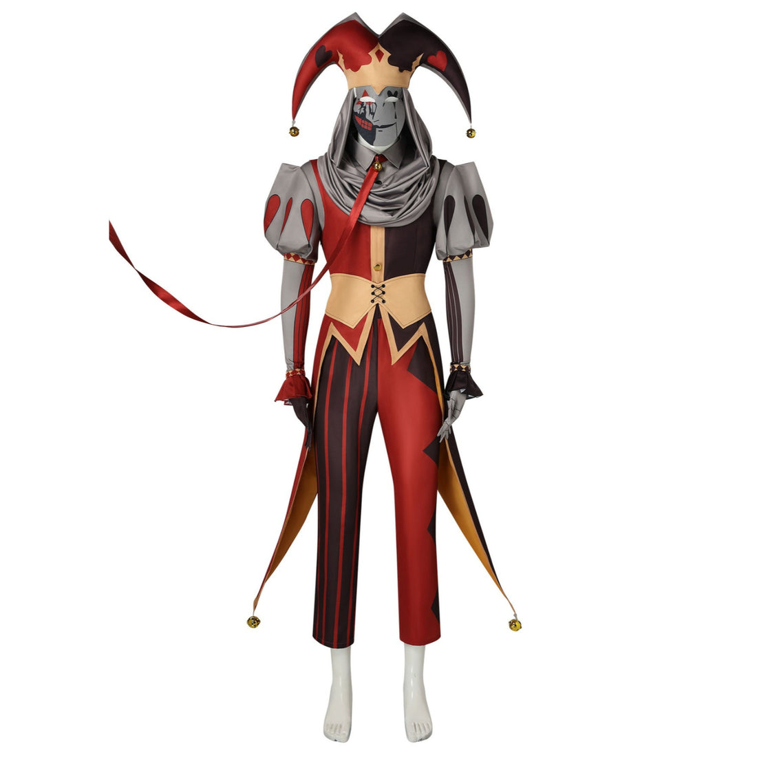 Game Kingdom of Marionettes Jester Jestyn Cosplay Costumes Halloween Party Clown Outfit