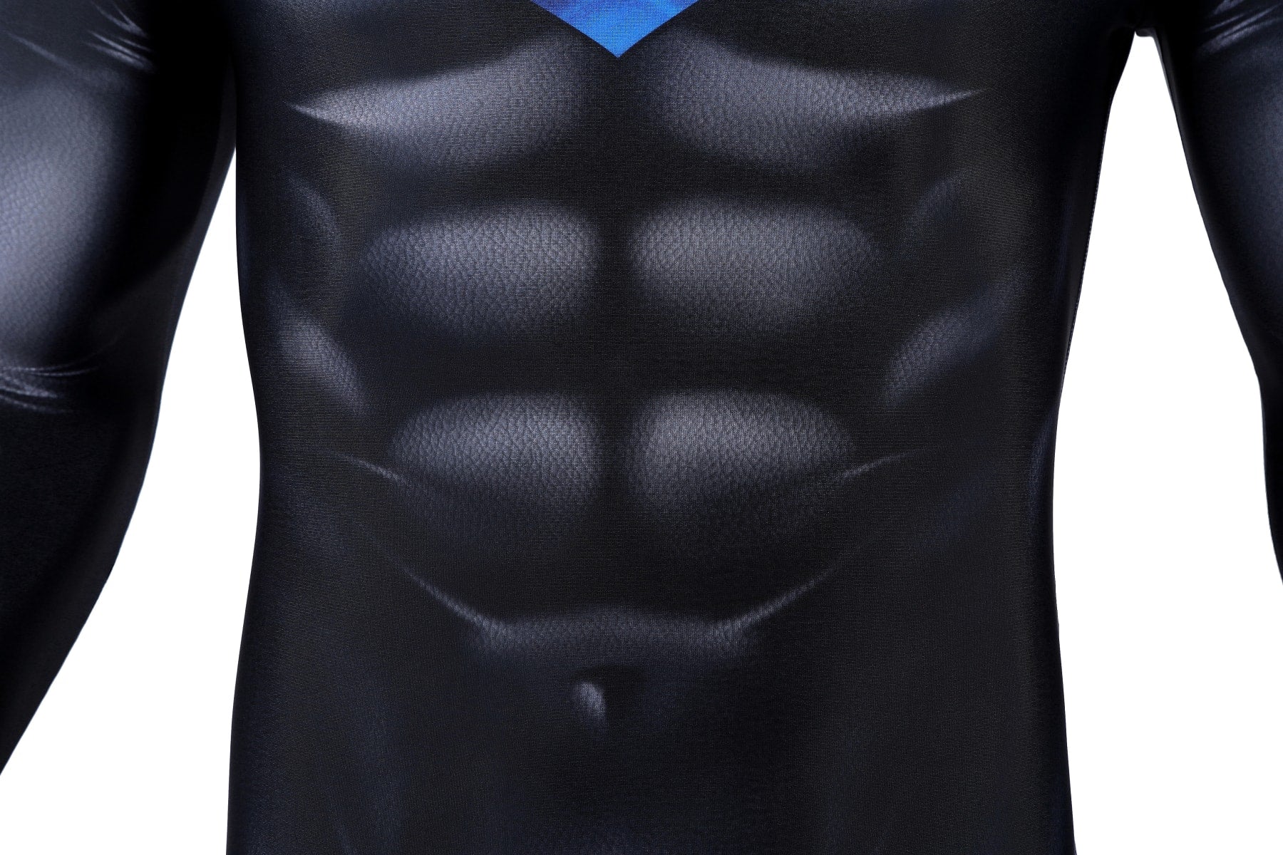 Nightwing Blue Battle Suit Jumpsuit Eye Mask Cosplay Costumes
