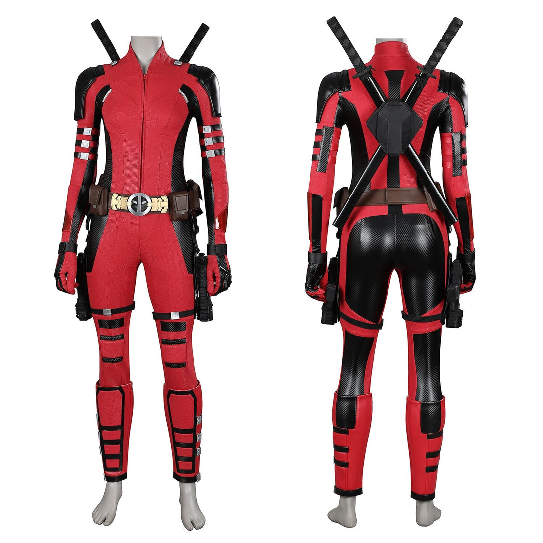 Deadpool 3 Lady Deadpool Film-grade Pro Full Set Cosplay CostumesThemed Carnival Party Outfit