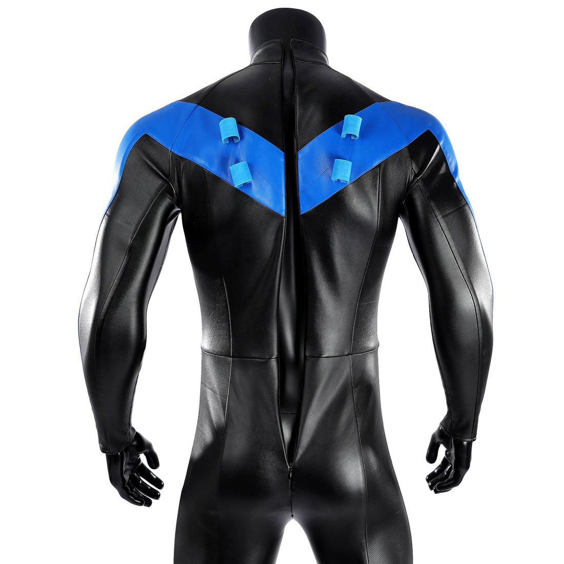 Nightwing Blue Battle Suit Top Level Movie Cosplay Costumes