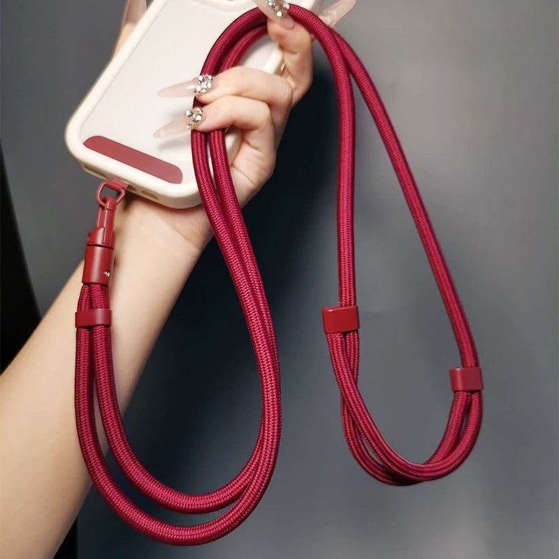 Rotatable Buckle Crossbody Neck Phone Strap with Tether Tabs – Adjustable Wristlet & Hand Lanyard