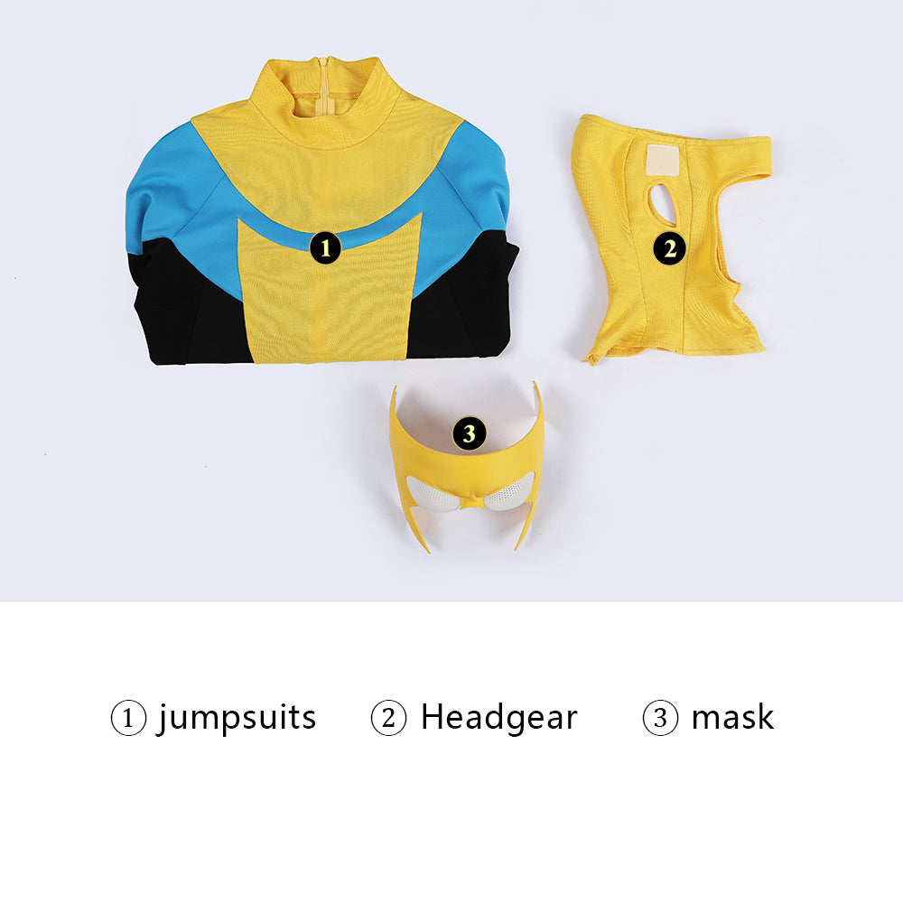 Invincible Mark Grayson Man Cosplay Costumes Halloween Theme Party Top OutfitsThemed Carnival Party Outfit