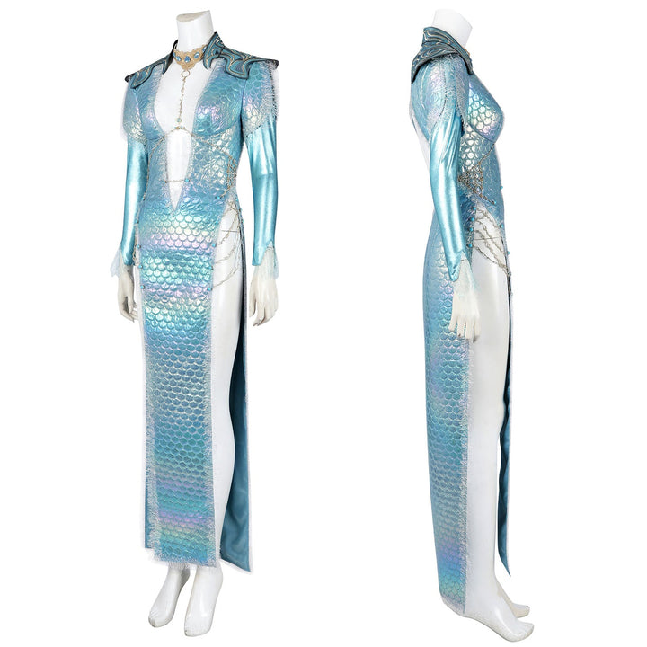 Baldur's Gate 3 Wavemother Robe Female Cosplay CostumesThemed Carnival Party Outfit