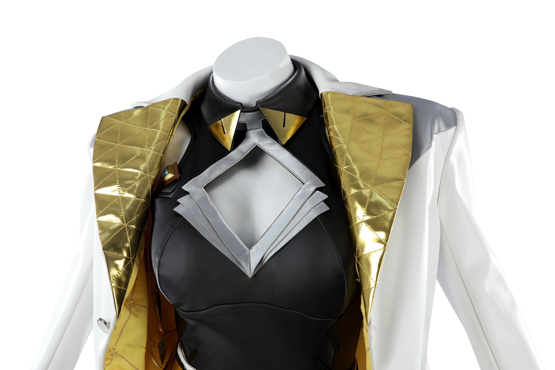 Overwatch Domina Golden Outfit Top Level Fullset Cosplay CostumesThemed Carnival Party Outfit