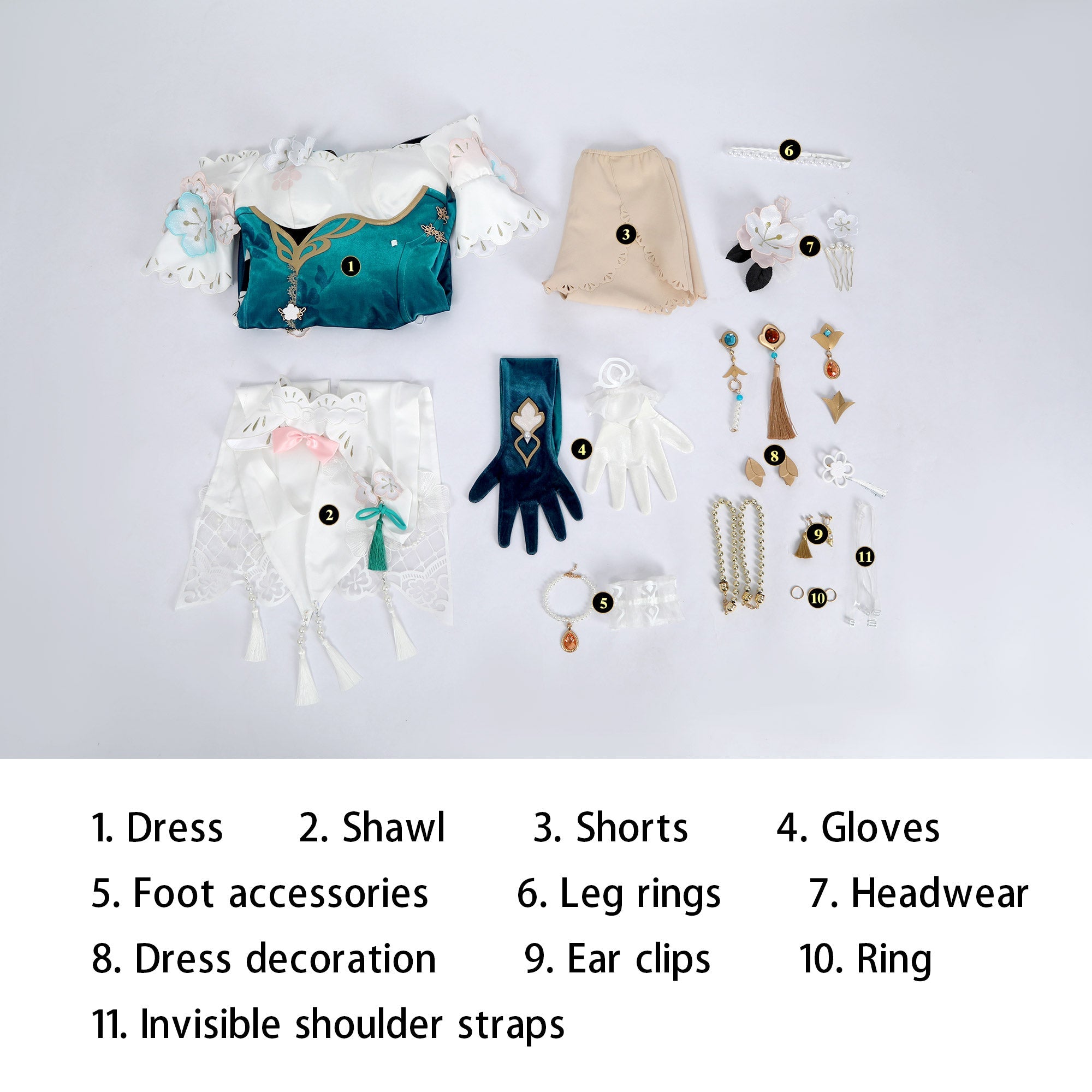 Game Honkai: Star Rail Ruan Mei Skin Top Cosplay Costumes