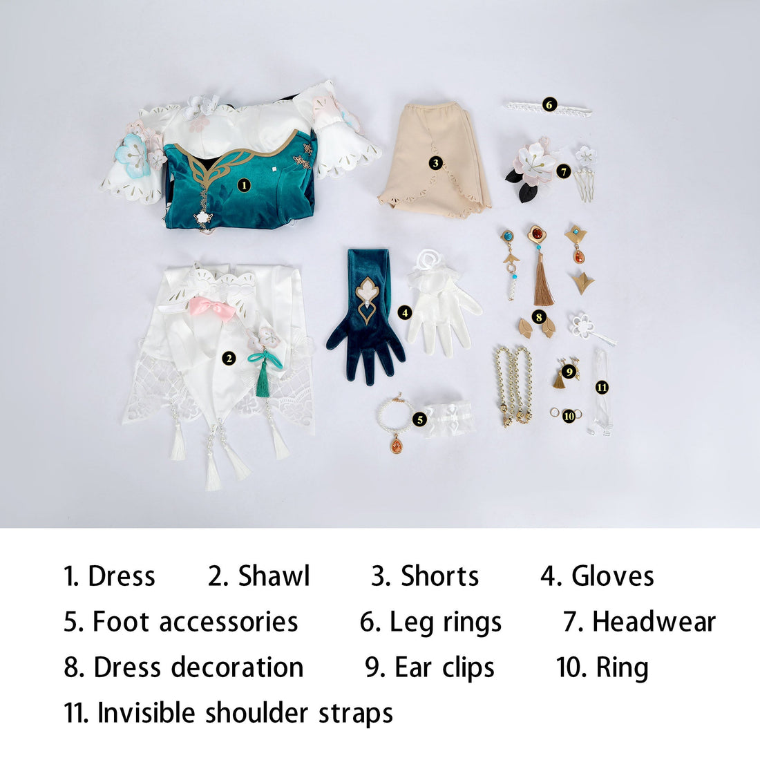 Game Honkai: Star Rail Ruan Mei Skin Top Cosplay Costumes
