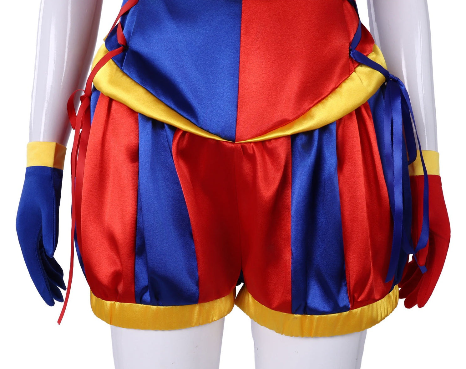 The Amazing Digital Circus Jester Pomni Joker Cosplay Costumes Halloween Party Clown Outfit