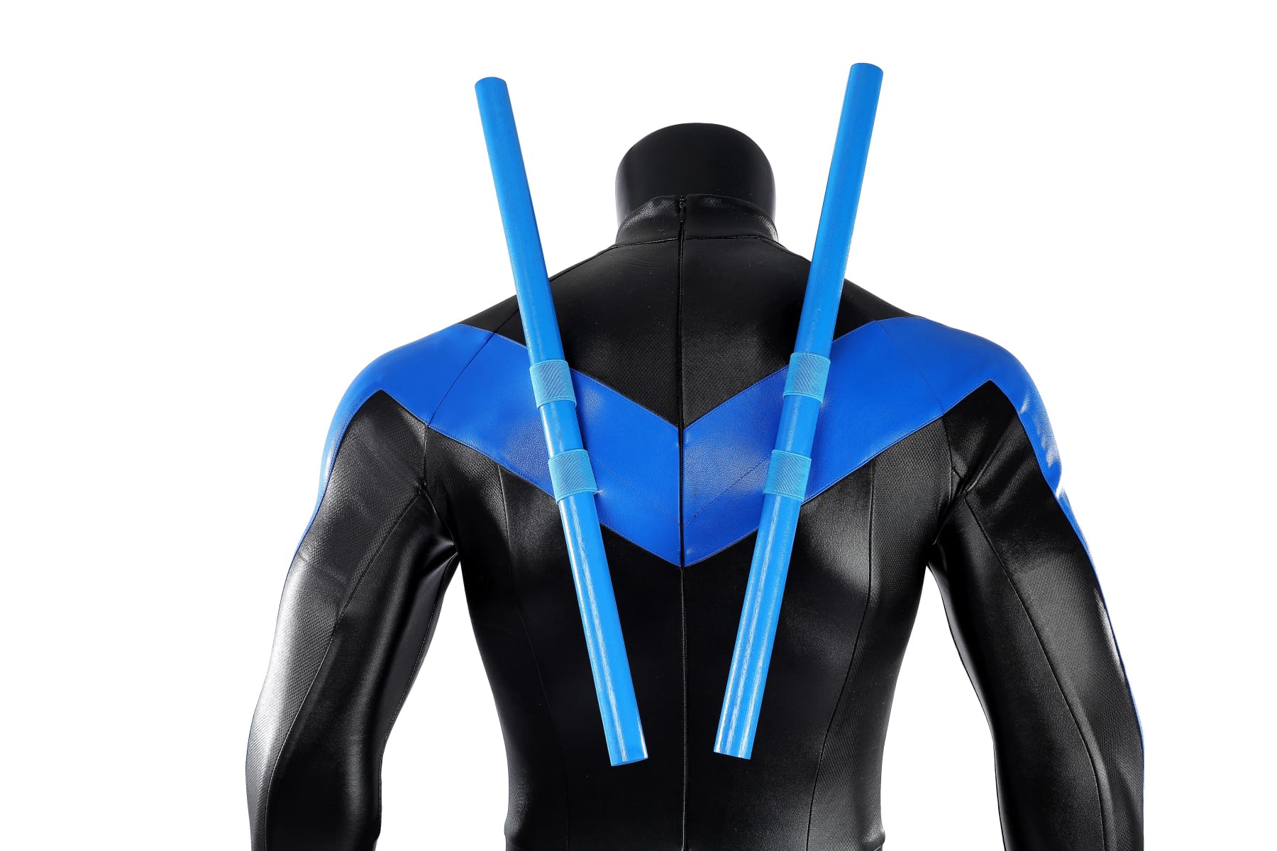 Nightwing Blue Battle Suit Top Level Movie Cosplay Costumes