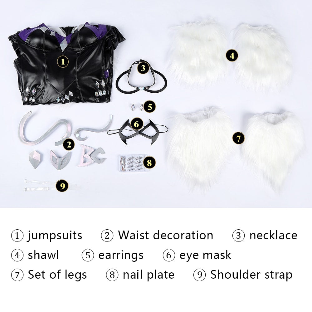 Marvel Rivals Black Cat Felicia Hardy Halloween Outfit Cosplay CostumesThemed Carnival Party Outfit