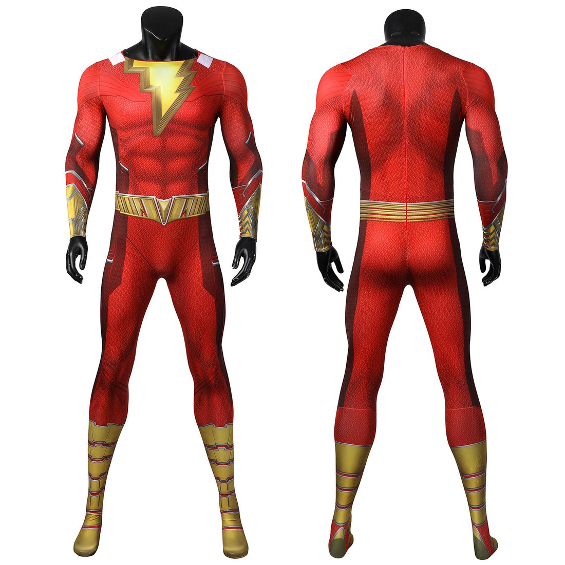 Shazam! Fury of the Gods Billy Batson Male Jumpsuit Cosplay Costumes