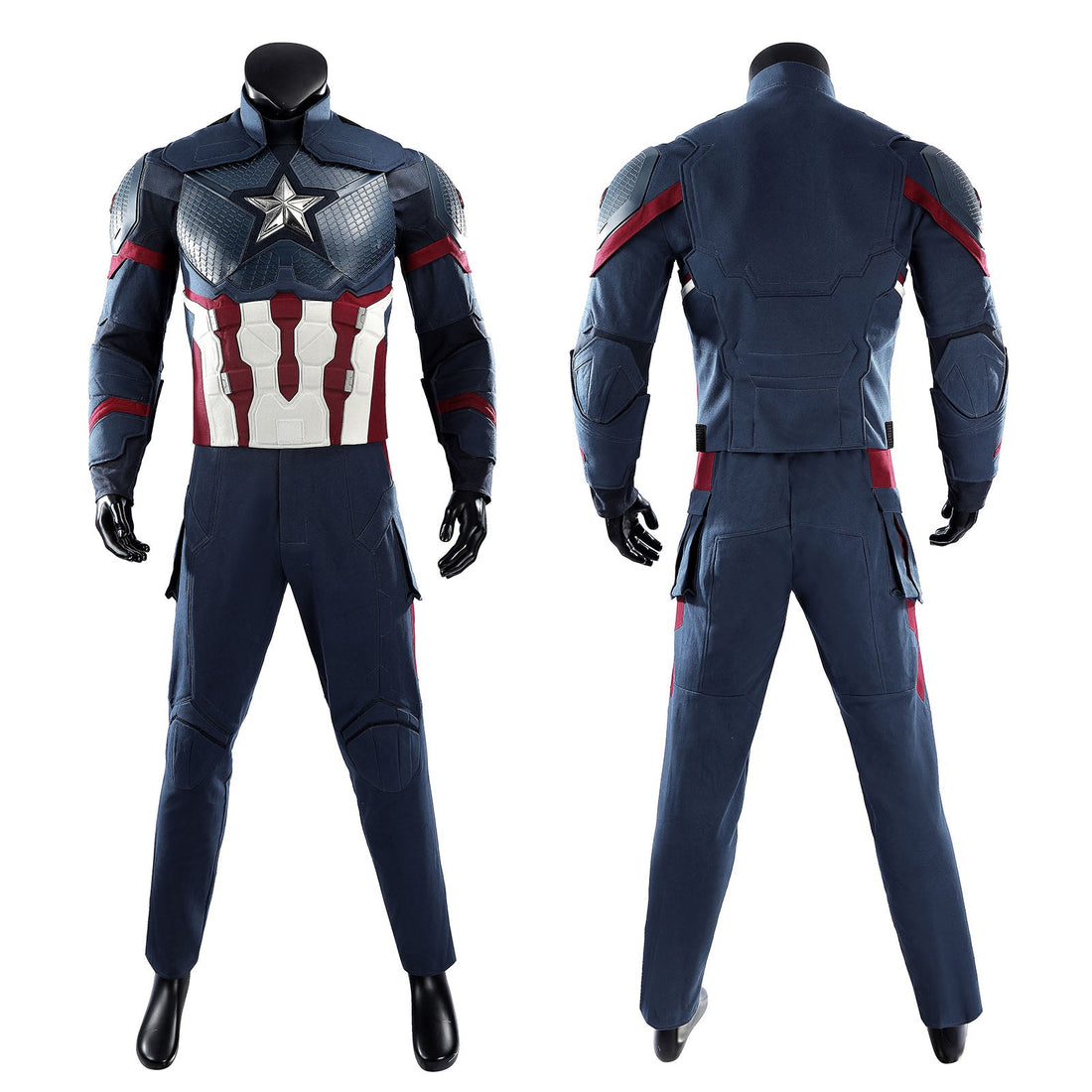 Avengers: Endgame Captain America Steve Rogers Pro Cosplay CostumesThemed Carnival Party Outfit