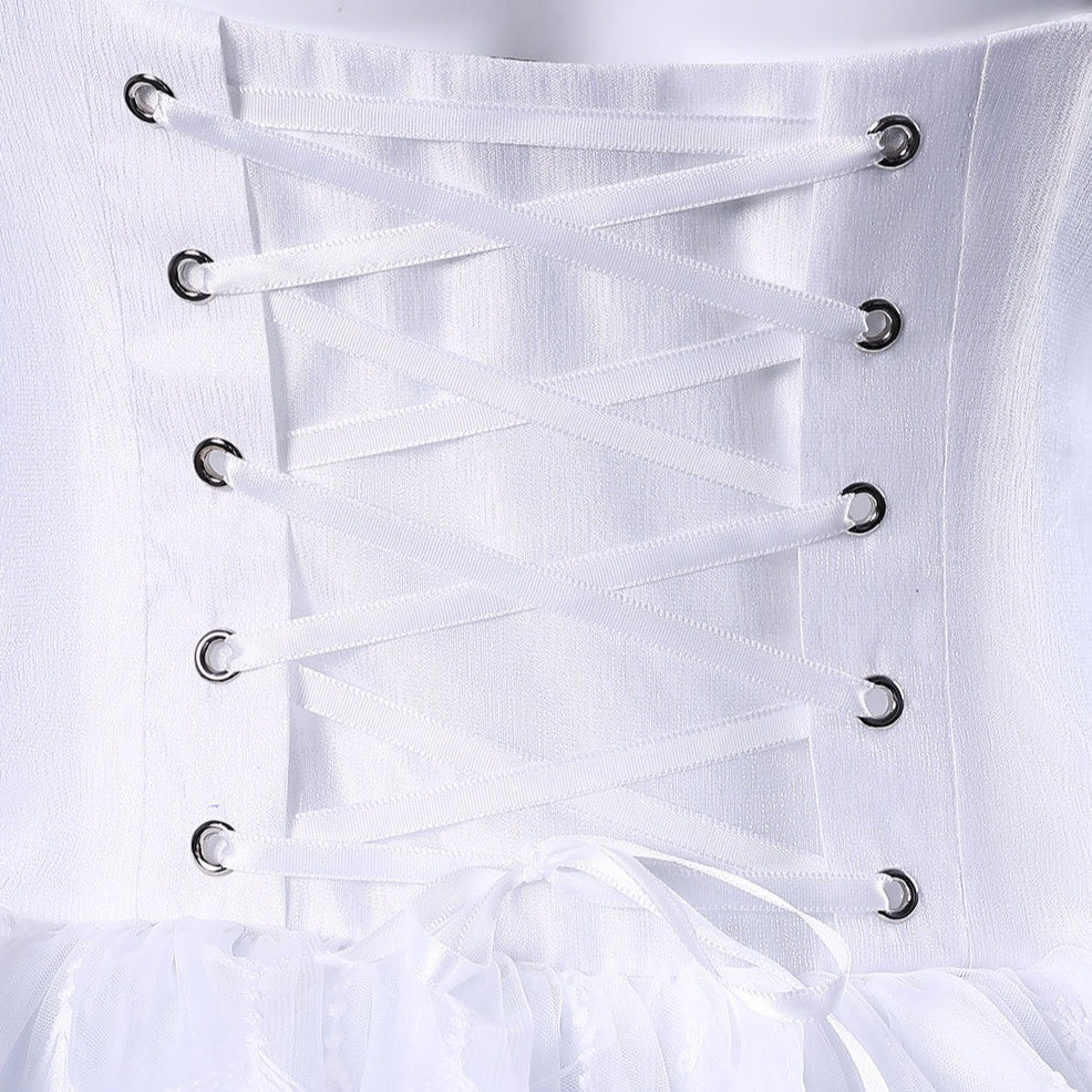 Azur Lane Cheshire White Seaside Melody Wedding Dress Cosplay Costumes