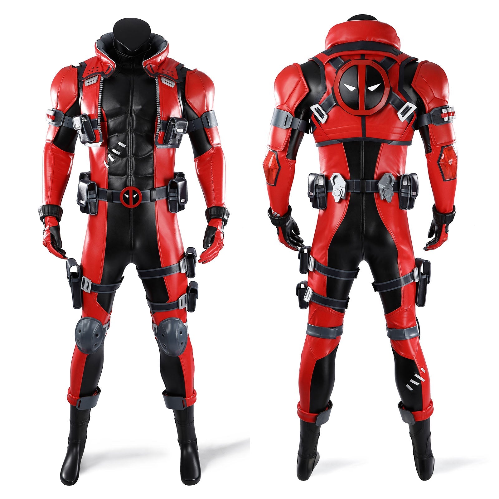 Marvel Rivals Deadpool Ver 2 Red Suit Top Level Cosplay CostumesThemed Carnival Party Outfit