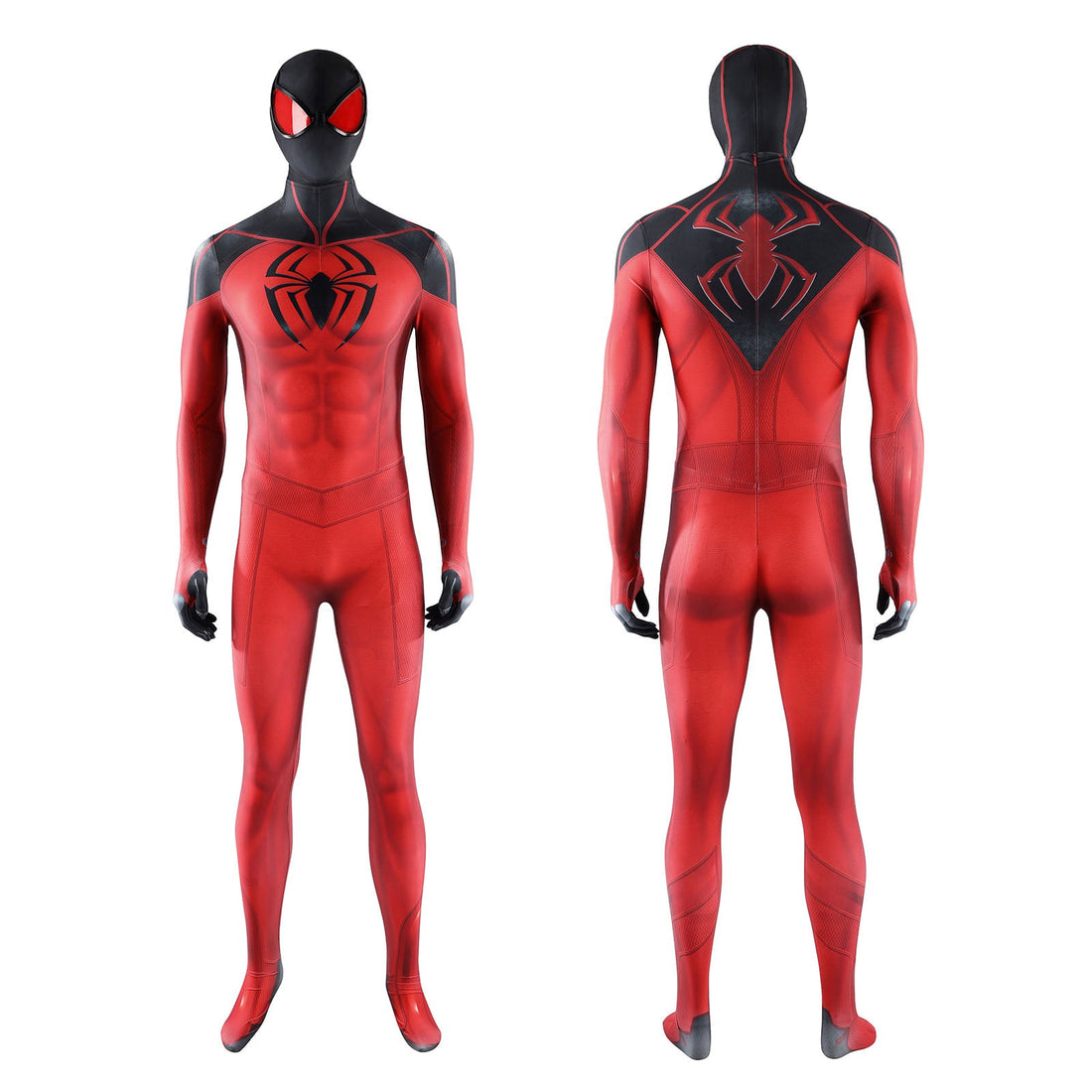 Spider-Man Scarlet Spider Cosplay Costumes Halloween Red Jumpsuit for Themed Party OutfitThemed Carnival Party Outfit