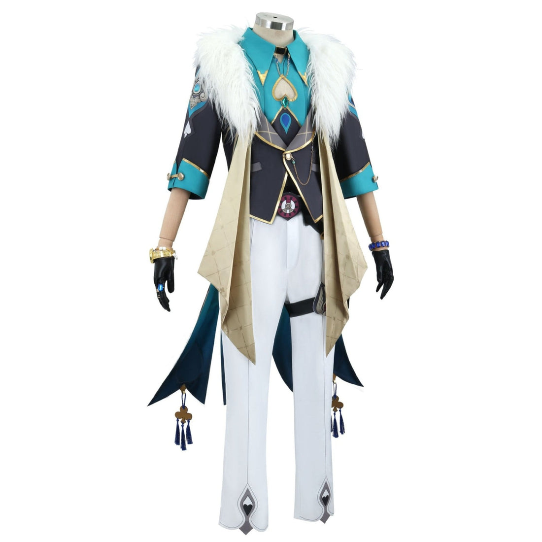Honkai: Star Rail Aventurine Fullset Glasses Watch Cosplay Costumes